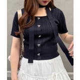 チョーカー付ベビーケーブルプルオーバー | NICE CLAUP / OLIVE des OLIVE　OUTLET | 詳細画像3 