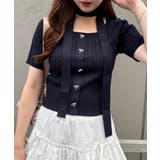 チョーカー付ベビーケーブルプルオーバー | NICE CLAUP / OLIVE des OLIVE　OUTLET | 詳細画像7 