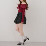 オフショルリボンニット | NICE CLAUP / OLIVE des OLIVE　OUTLET | 詳細画像62 