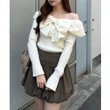 オフショルリボンニット | NICE CLAUP / OLIVE des OLIVE　OUTLET | 詳細画像7 