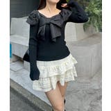 オフショルリボンニット | NICE CLAUP / OLIVE des OLIVE　OUTLET | 詳細画像14 