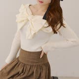 オフショルリボンニット | NICE CLAUP / OLIVE des OLIVE　OUTLET | 詳細画像24 