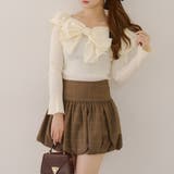 オフショルリボンニット | NICE CLAUP / OLIVE des OLIVE　OUTLET | 詳細画像26 