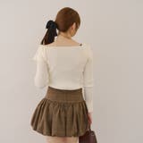 オフショルリボンニット | NICE CLAUP / OLIVE des OLIVE　OUTLET | 詳細画像29 