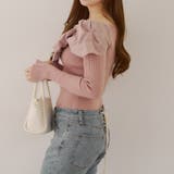 オフショルリボンニット | NICE CLAUP / OLIVE des OLIVE　OUTLET | 詳細画像48 