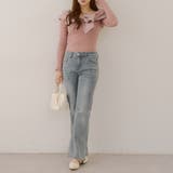 オフショルリボンニット | NICE CLAUP / OLIVE des OLIVE　OUTLET | 詳細画像54 