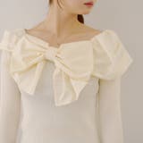 オフショルリボンニット | NICE CLAUP / OLIVE des OLIVE　OUTLET | 詳細画像73 