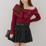 オフショルリボンニット | NICE CLAUP / OLIVE des OLIVE　OUTLET | 詳細画像59 