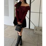 オフショルリボンニット | NICE CLAUP / OLIVE des OLIVE　OUTLET | 詳細画像67 