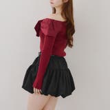 オフショルリボンニット | NICE CLAUP / OLIVE des OLIVE　OUTLET | 詳細画像60 