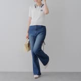 2枚衿ケーブルニットプルオーバー | NICE CLAUP / OLIVE des OLIVE OUTLET | 詳細画像6