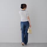 2枚衿ケーブルニットプルオーバー | NICE CLAUP / OLIVE des OLIVE OUTLET | 詳細画像8