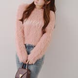 ピンク | フェザーロゴプルオーバー | NICE CLAUP / OLIVE des OLIVE OUTLET