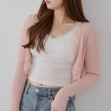 麻タッチボレロカーディガン | RMAF　NICE CLAUP / OLIVE des OLIVE | 詳細画像2 