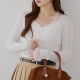 麻タッチボレロカーディガン | RMAF　NICE CLAUP / OLIVE des OLIVE | 詳細画像10 