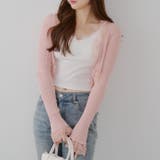 麻タッチボレロカーディガン | RMAF　NICE CLAUP / OLIVE des OLIVE | 詳細画像5 