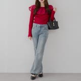 衿フリルニットトップス | RMAF　NICE CLAUP / OLIVE des OLIVE | 詳細画像24 