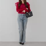 衿フリルニットトップス | RMAF　NICE CLAUP / OLIVE des OLIVE | 詳細画像25 