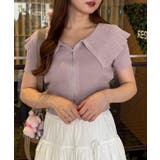 キラキラBIG衿ZIPカーデ | NICE CLAUP / OLIVE des OLIVE OUTLET | 詳細画像5