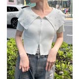 キラキラBIG衿ZIPカーデ | NICE CLAUP / OLIVE des OLIVE OUTLET | 詳細画像12