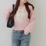 ピンク | ネコ&イヌアソートニット | NICE CLAUP / OLIVE des OLIVE　OUTLET