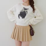 アイボリー | ネコ&イヌアソートニット | NICE CLAUP / OLIVE des OLIVE　OUTLET