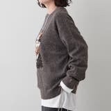 【NUNIFE】おじジャガードニット | RMAF NICE CLAUP / OLIVE des OLIVE | 詳細画像22