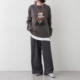 【NUNIFE】おじジャガードニット | RMAF NICE CLAUP / OLIVE des OLIVE | 詳細画像25