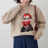 【NUNIFE】おじジャガードニット | RMAF NICE CLAUP / OLIVE des OLIVE | 詳細画像4