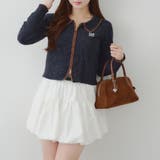 ベロアモールWZIPカーディガン | NICE CLAUP / OLIVE des OLIVE　OUTLET | 詳細画像2 