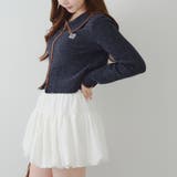 ベロアモールWZIPカーディガン | NICE CLAUP / OLIVE des OLIVE　OUTLET | 詳細画像5 