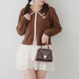 ベロアモールWZIPカーディガン | NICE CLAUP / OLIVE des OLIVE　OUTLET | 詳細画像12 