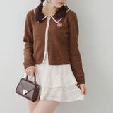 ベロアモールWZIPカーディガン | NICE CLAUP / OLIVE des OLIVE　OUTLET | 詳細画像14 