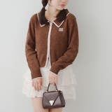 ベロアモールWZIPカーディガン | NICE CLAUP / OLIVE des OLIVE　OUTLET | 詳細画像16 