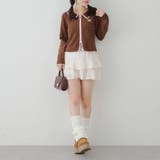 ベロアモールWZIPカーディガン | NICE CLAUP / OLIVE des OLIVE　OUTLET | 詳細画像18 