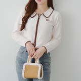 ベロアモールWZIPカーディガン | NICE CLAUP / OLIVE des OLIVE　OUTLET | 詳細画像22 