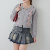 ベロアモールWZIPカーディガン | NICE CLAUP / OLIVE des OLIVE　OUTLET | 詳細画像36 