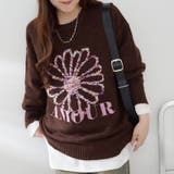 お花ジャガードニット | RMAF　NICE CLAUP / OLIVE des OLIVE | 詳細画像13 