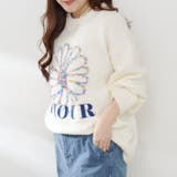 お花ジャガードニット | RMAF　NICE CLAUP / OLIVE des OLIVE | 詳細画像4 