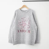 グレー | お花ジャガードニット | RMAF　NICE CLAUP / OLIVE des OLIVE