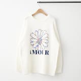 アイボリー | お花ジャガードニット | RMAF　NICE CLAUP / OLIVE des OLIVE