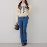 リボン柄シャギーニット | NICE CLAUP / OLIVE des OLIVE OUTLET | 詳細画像5