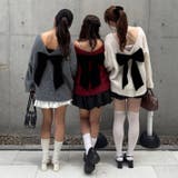 【リボンコレクション】後ビッグリボンニット | RMAF　NICE CLAUP / OLIVE des OLIVE | 詳細画像2 