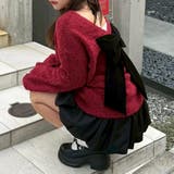 【リボンコレクション】後ビッグリボンニット | RMAF　NICE CLAUP / OLIVE des OLIVE | 詳細画像15 