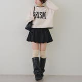 モール配色ラインロゴニット | RMAF　NICE CLAUP / OLIVE des OLIVE | 詳細画像12 