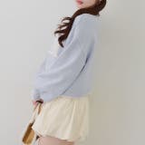 モール配色ラインロゴニット | RMAF　NICE CLAUP / OLIVE des OLIVE | 詳細画像17 