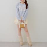 モール配色ラインロゴニット | RMAF　NICE CLAUP / OLIVE des OLIVE | 詳細画像19 