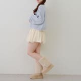 モール配色ラインロゴニット | RMAF　NICE CLAUP / OLIVE des OLIVE | 詳細画像20 