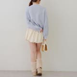 モール配色ラインロゴニット | RMAF　NICE CLAUP / OLIVE des OLIVE | 詳細画像21 