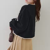 モール配色ラインロゴニット | RMAF　NICE CLAUP / OLIVE des OLIVE | 詳細画像24 